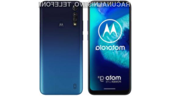 Pametni mobilni telefon Motorola Moto G8 Power Lite bo zlahka navdušil tudi nekoliko zahtevnejše uporabnike.