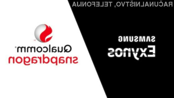Procesorji Qualcomm družine Snapdragon naj bi bili nekoliko boljši od mobilnih procesorjev Samsung družine Exynos.
