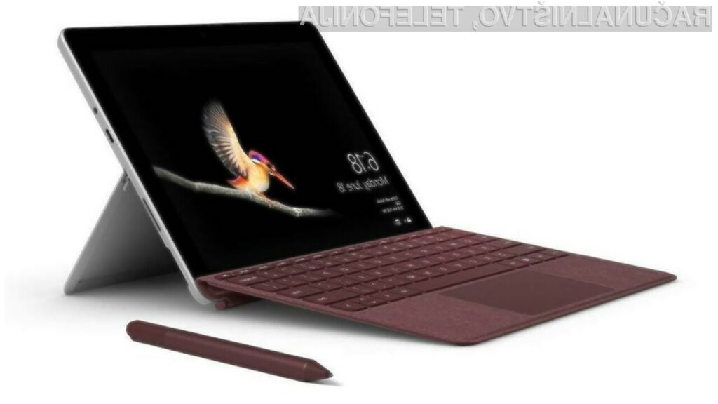 Novi prenosni računalnik Microsoft Surface Go 2 naj bi bil po obliki povsem enak zdajšnjemu modelu.