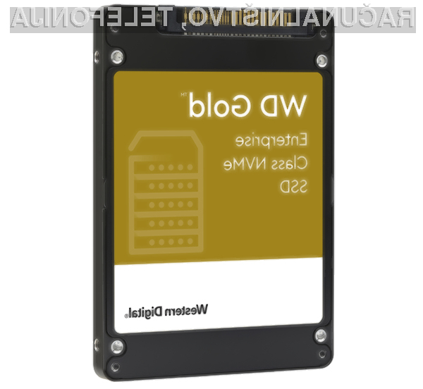 Novi pogoni Western Digital SSD WD Gold so pisani na kožo podatkovnim centrom!