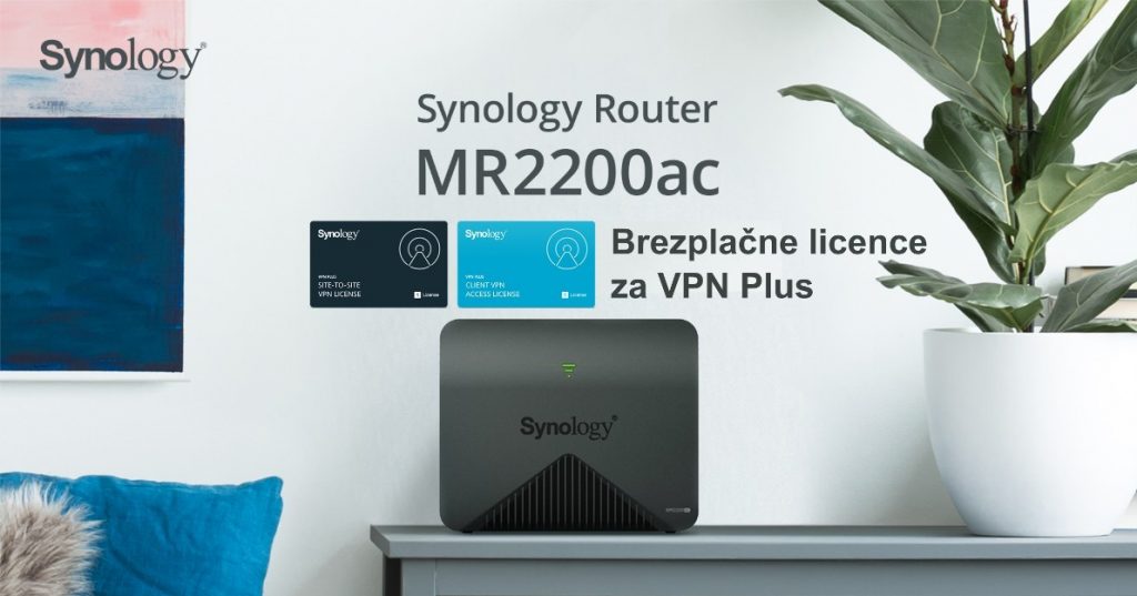 Licence VPN Plus Client VPN Access in Site-to-Site za uporabo navideznega zasebnega omrežja na usmerjevalnikih Synology so do 30. septembra 2020 brezplačne.