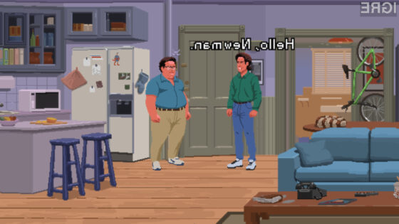 V igri seveda ne sme manjkati niti Jerryjev večni sovražnik, Newman.
