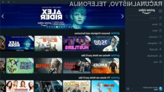 Aplikacija Amazon Prime Video for Windows omogoča uporabo priljubljene storitve brez spletnega brskalnika.