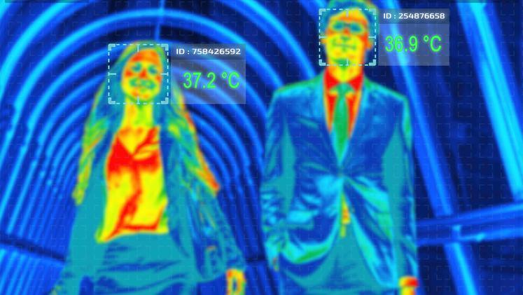 Pametne kamere MOBOTIX s toplotnimi senzorji zaznajo temperaturna nihanja ljudi, lokacij ali predmetov in vas samodejno obvestijo o odstopanjih.