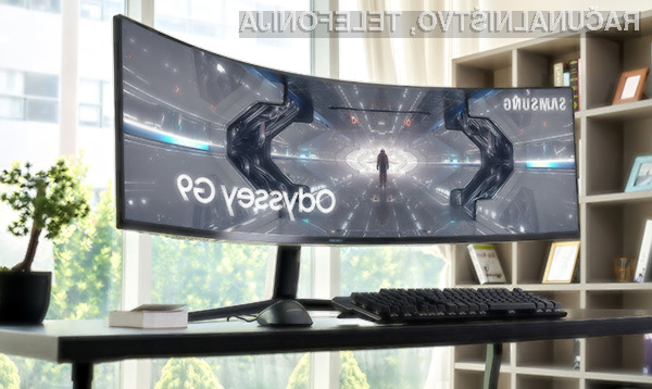 Ukrivljen zaslon Samsung Odyssey G9 je primeren tako za igre kot za gledanje filmov!