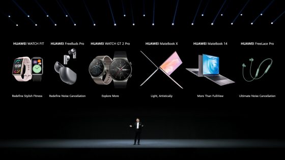 Huawei predstavil kar 2 novi pametni uri, 2 nove slušalke in 2 nova napredna prenosnika