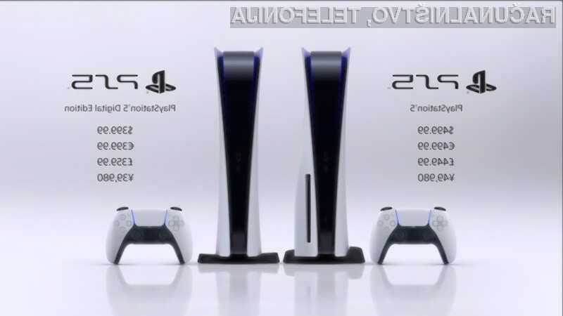 Za novi Sony PlayStation 5 bo treba odšteti vsaj 399 evrov!
