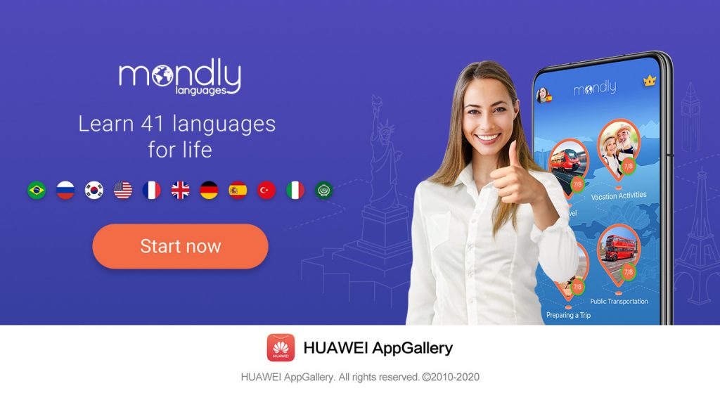 Huawei kot primer dobre prakse izpostavlja vodilno aplikacijo za učenje jezikov Mondly
