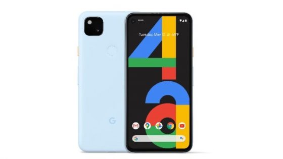 Novi pametni mobilni telefon Google Pixel 4a Barely Blue se vam bo zagotovo takoj prikupil.