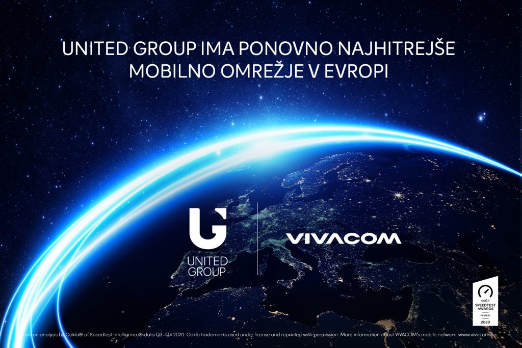 United Group ima ponovno najhitrejše mobilno omrežje v Evropi