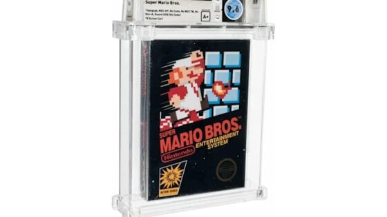 Legendarna igra Super Mario Bros je bila prodana za kar preračunanih 561 tisoč evrov.