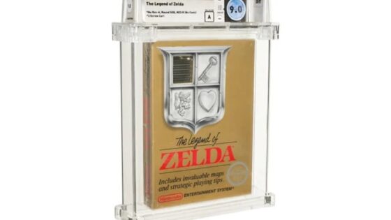 Konzolna igra »The Legend of Zelda« je bila prodana za kar preračunanih 733 tisoč evrov.