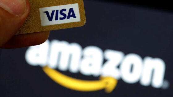 Amazon z blokado kreditnih kartic Visa