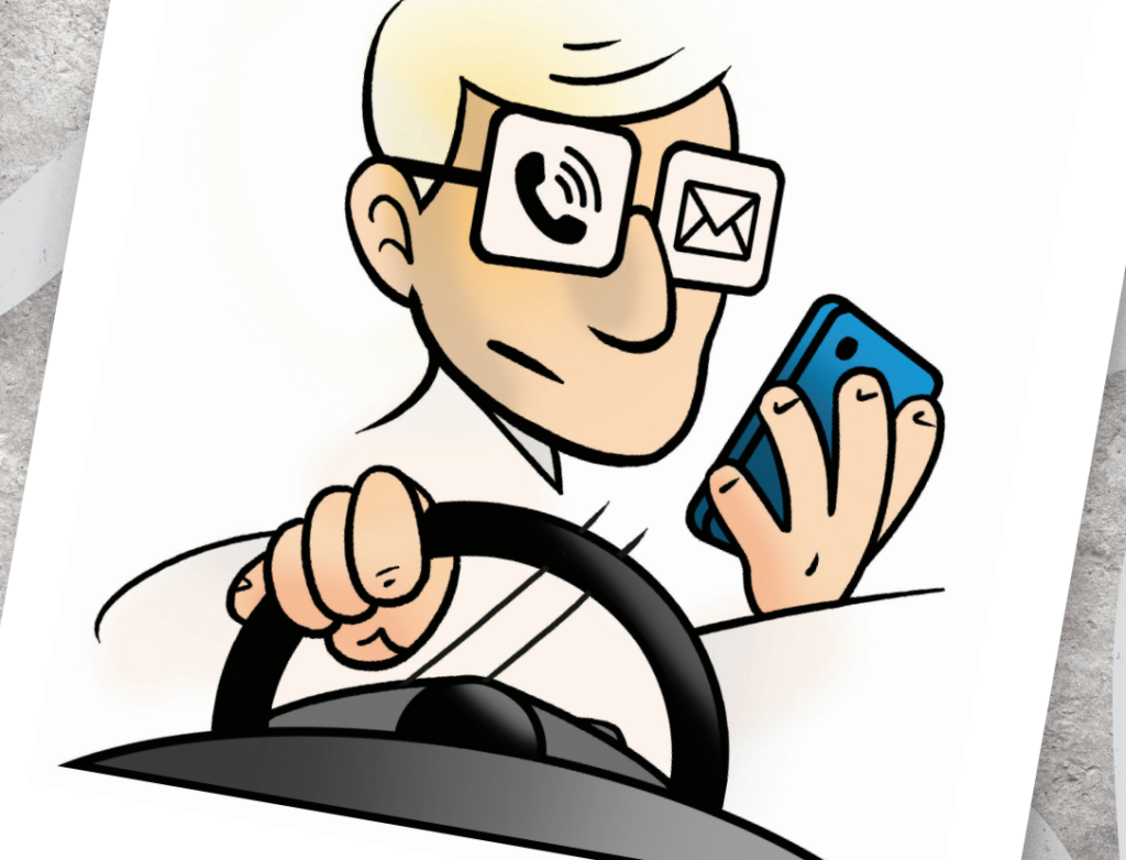 Mobilni telefon ne šteje med primarne vzroke za nastanek prometne nesreče, vendar pa je izjemno pomemben dejavnik tveganja za njihov nastanek.