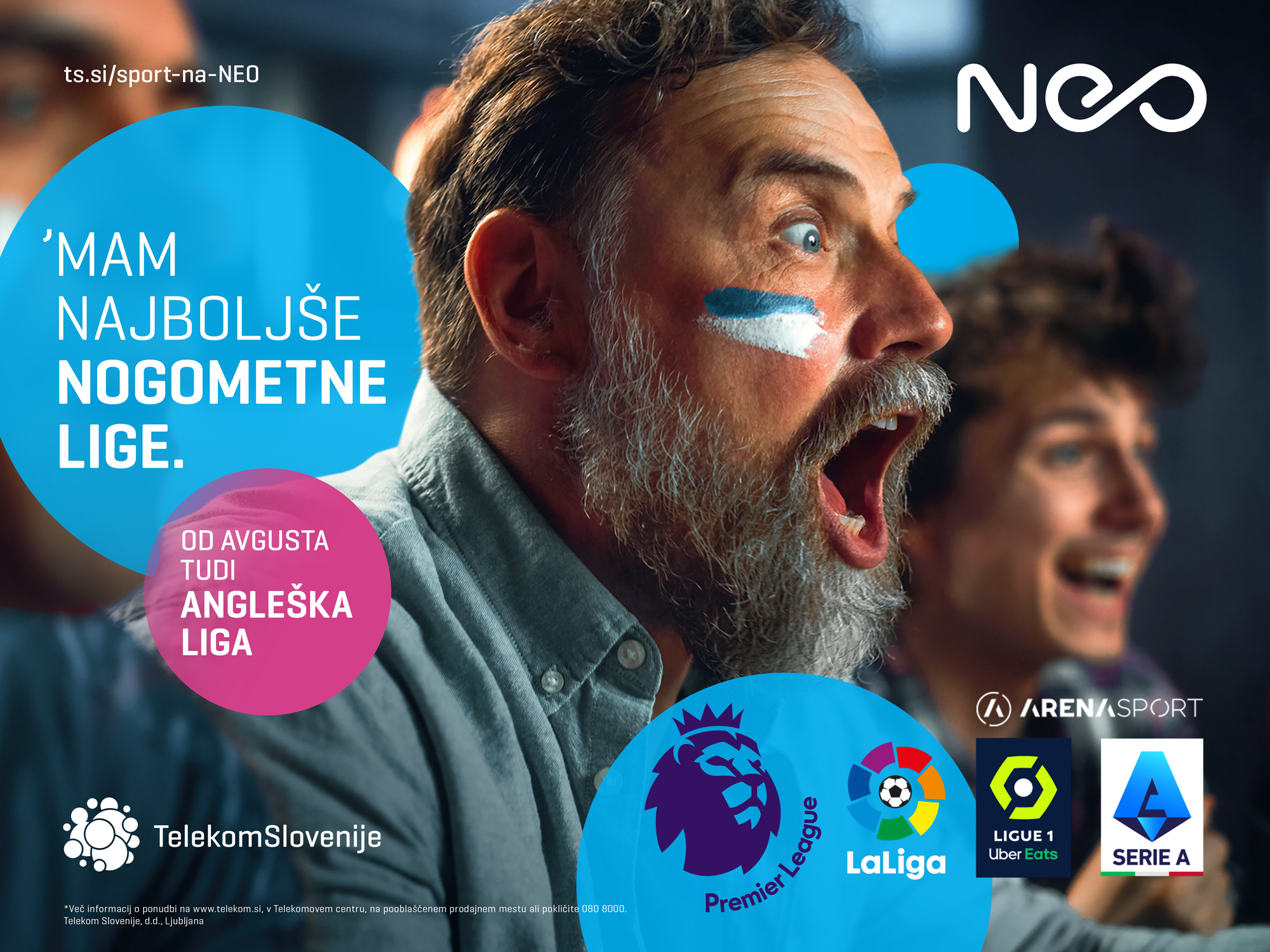 Telekom Slovenije ajoute Arena Sport 1 Premium à sa grille de programmation, qui diffuse la Premier League anglaise
