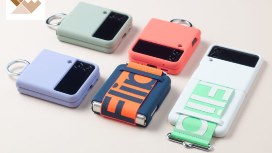 Med drugim je nagrado prejel ovitek Galaxy Z Flip3, ki omogoča različne možnosti prilagajanja telefona z uporabo obroča ali barvitega traku. Foto: Samsung
