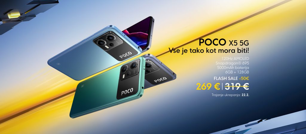 Samo danes lahko dobite POCO X5 Pro za 329 €