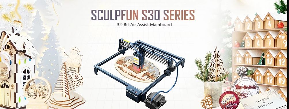 Gravirni stroj Sculpfun S30 Pro Max znižan na manj kot 700 evrov