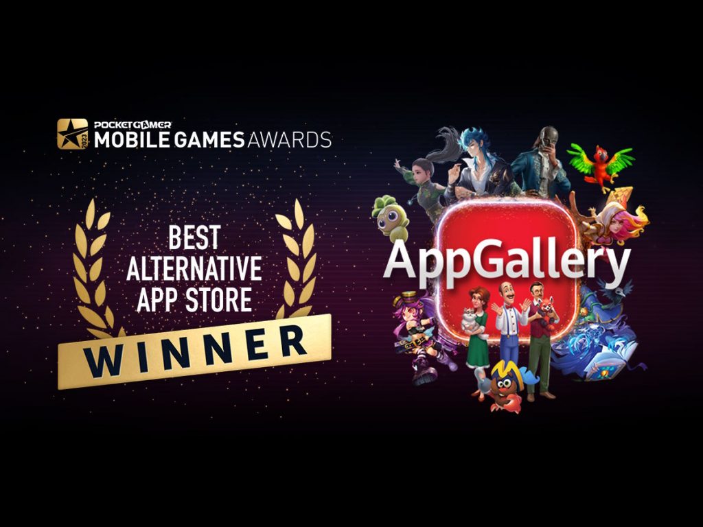 AppGallery imenovana za najboljšo alternativno trgovino z aplikacijami leta 2023