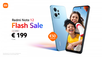 Redmi Note 12 lahko do petka, 14. aprila, dobite za samo 199 €.