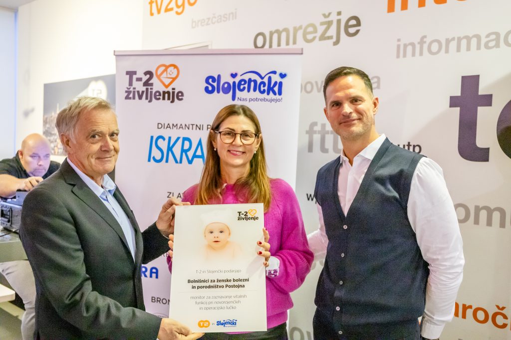 S Slojenčki in projektom T-2 ♥ življenje letos dobrodelno za šest slovenskih porodnišnic