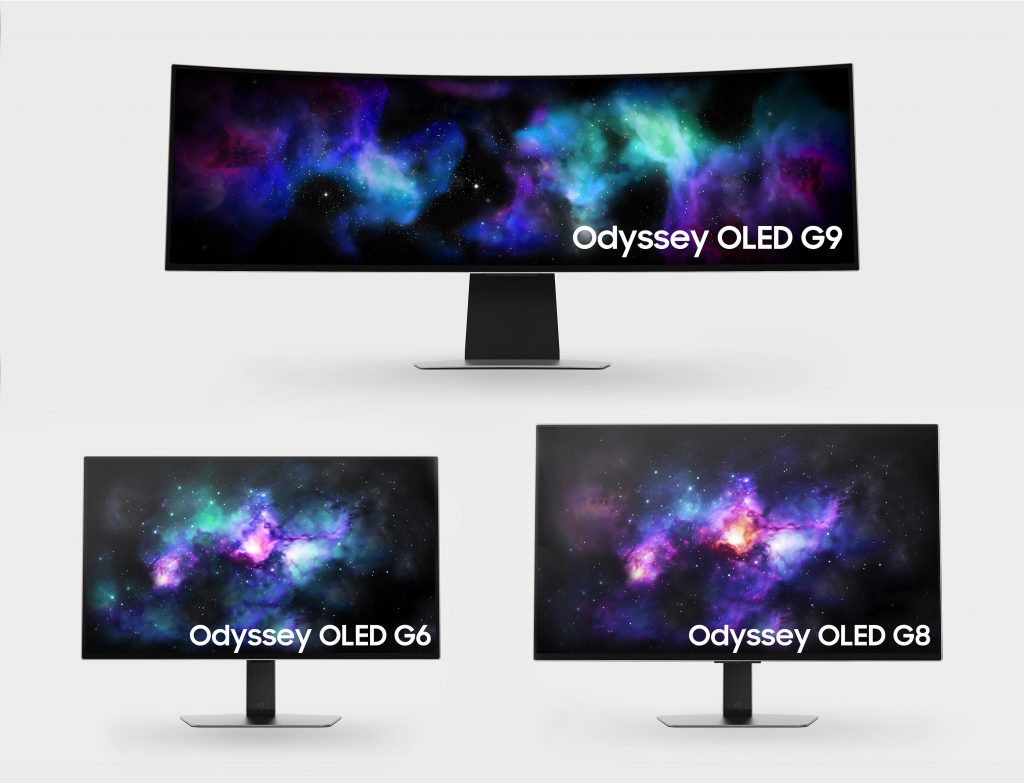 Samsung na sejmu CES 2024 širi linijo igralnih monitorjev Odyssey z novimi modeli OLED