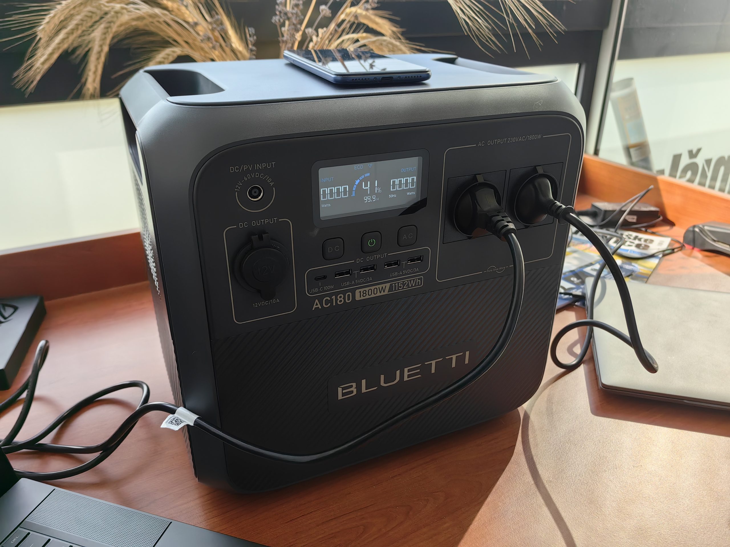 The BLUETTI AC180 charged all kinds of devices without any problems