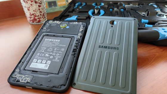 Das robuste Tablet Samsung Galaxy Tab Active5 wird getestet.