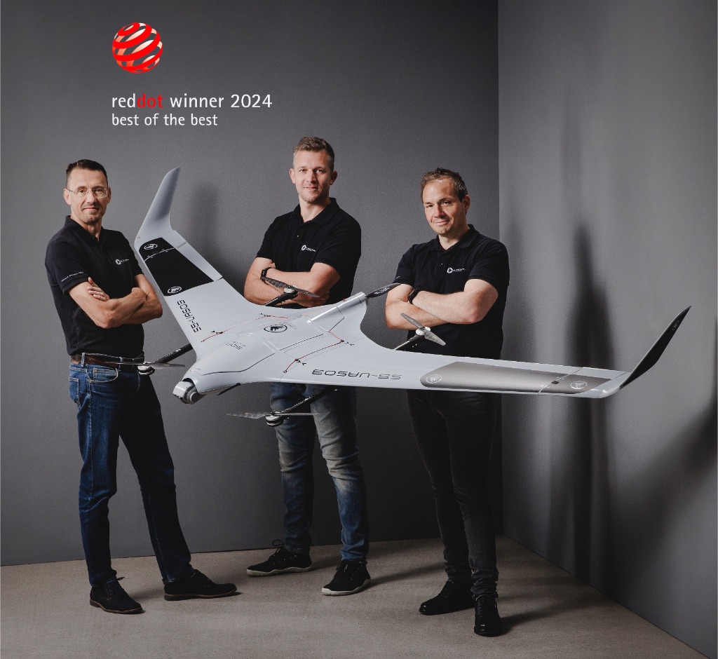 Die slowenische Drohne überzeugte die Red Dot-Jury