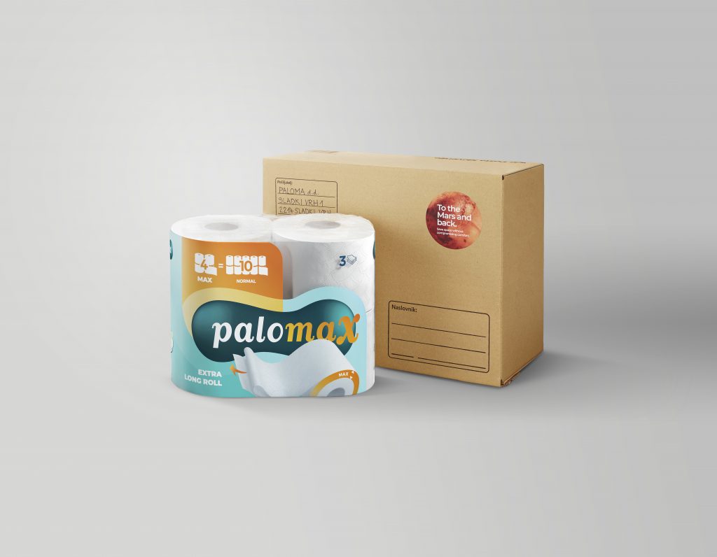 Tako je Paloma najbolj znanim svetovnim vesoljskim agencijam poslala kompakten toaletni papir, ki bi na odpravi proti rdečemu planetu zavzel manj prostora, ter trajal celo pot tja in nazaj.