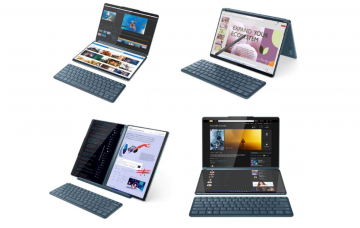 Prenosnik Lenovo Yoga Book 9 lahko uporabljate na mnogo načinov.