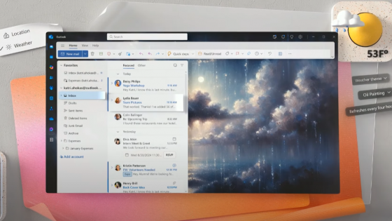 AI themes coming soon to Outlook