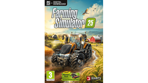 Ena izmed iger na spisku je Farming Simulator 25 - izdaja igre prinaša številne zanimive novosti.