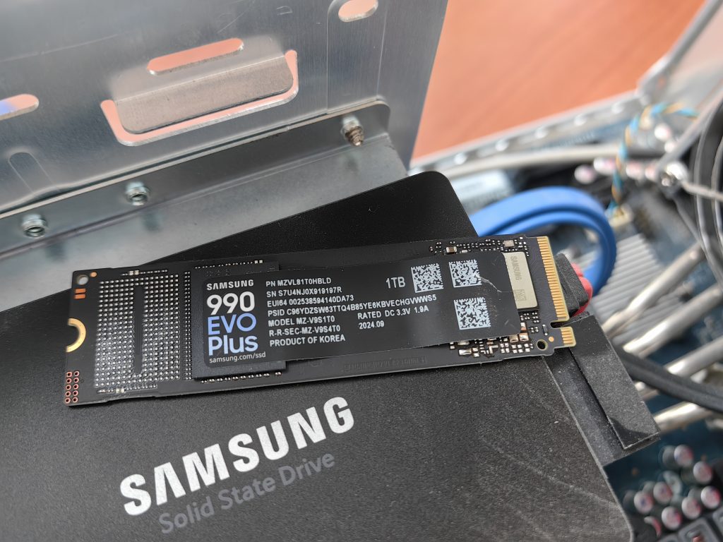 Test 1 du Samsung 990 Evo Plus