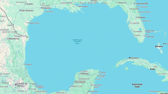 Golfo de México en Google Maps ahora Golfo de México