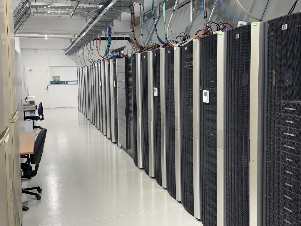 Podatkovni center podjetja Optimus IT v Ljubljani. Foto: OPTIMUS IT