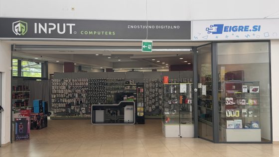 Trgovina INPUT praznuje prvo obletnico v Mercator centru Velenje