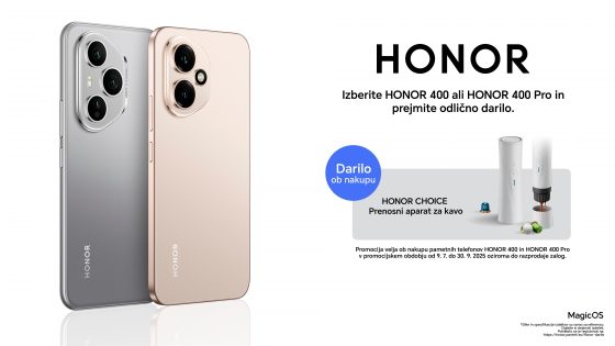 HONOR z novo poletno ponudbo: ob nakupu telefona prejmete brezplačen aparat za kavo