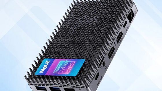 Popolnoma tih kompaktni računalnik z zmogljivim procesorjem Intel N150