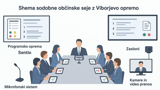 Digitalna preobrazba občinskih sej: Vibor integrira celovite sisteme za pametno lokalno upravljanje