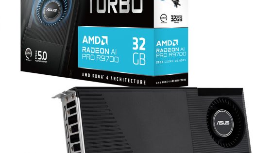 Asus Turbo Radeon AI Pro R9700: Moč za AI v kompaktni obliki