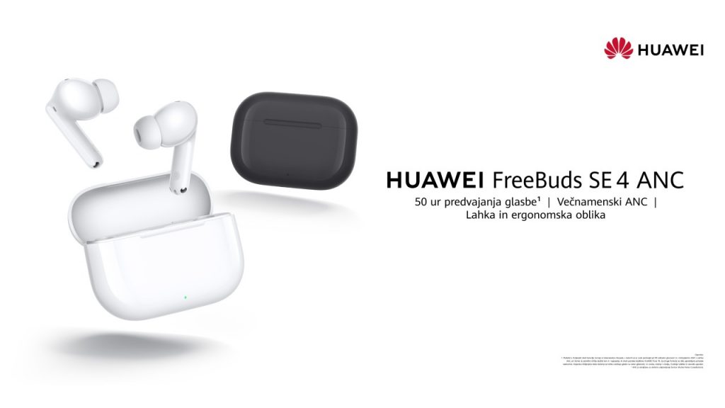 Huawei FreeBuds SE 4 ANC in 7i: Brezžični zvok z vrhunskim dušenjem hrupa