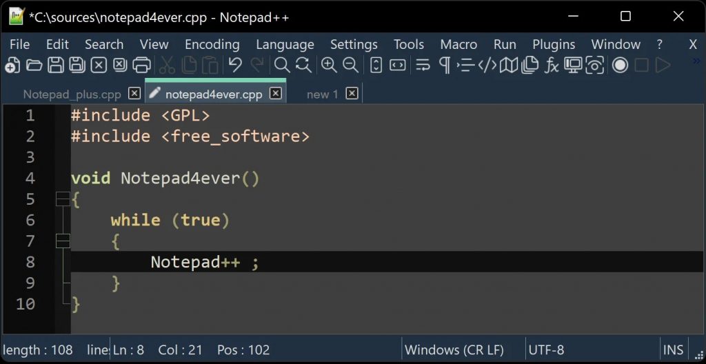 Foto: Notepad++