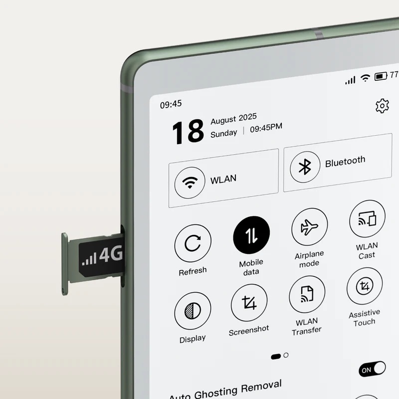 Prvi E Ink bralnik z Androidom 16!