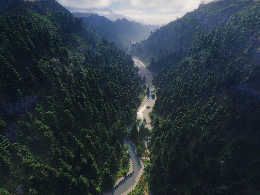 Minecraft svet velik 70.000 blokov: Epski projekt skupnosti!