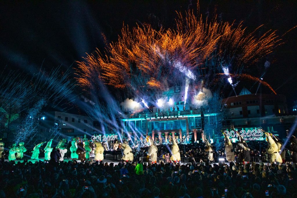 Kurenti na otvoritvi. Foto:Luka Carlevaris