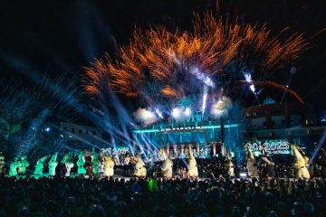 Kurenti na otvoritvi. Foto:Luka Carlevaris