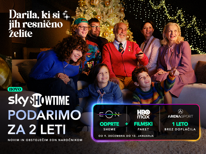 Telemach bogati svoje mobilne in fiksne storitve, vključuje tudi SkyShowtime