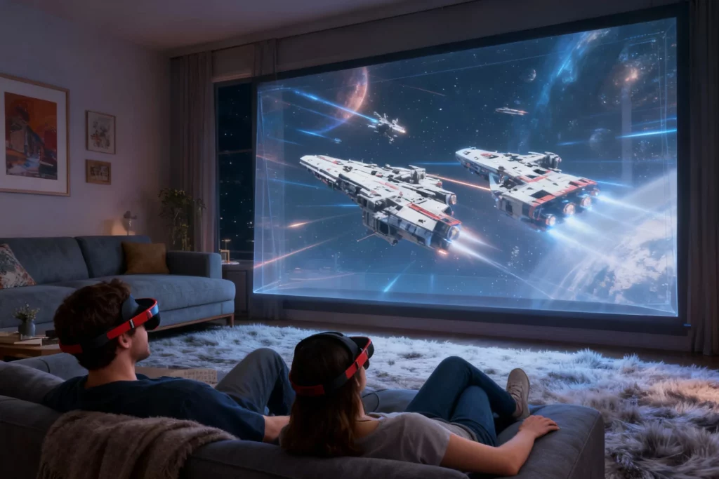 Očala, ki v vaš žep pospravijo 300-palčni kino platno s 4K ločljivostjo