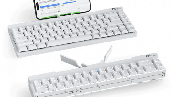 Mehanska tipkovnica v zložljivi obliki za delo na poti